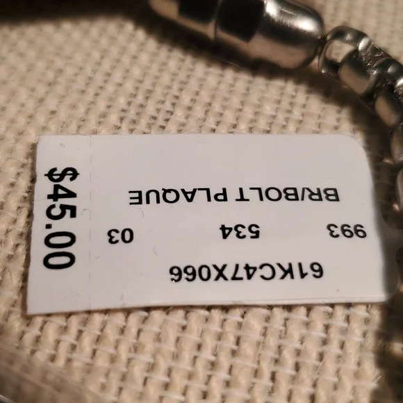 🧿SILVER TONE CHAIN LINK BRACELET - Picture 5 of 11